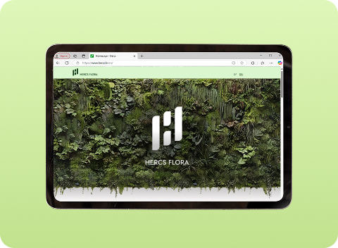 Website redesign case study for Hercs Flora Landscaping